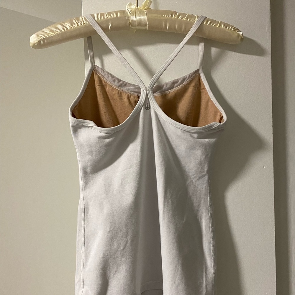 White Lululemon Racerback - Picture 2 of 5